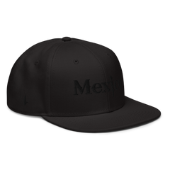 Mexico Snapback Hat Black Black OS - Loyalty Vibes