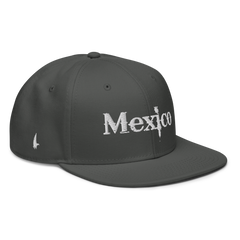 Mexico Snapback Hat Charcoal Gray OS - Loyalty Vibes