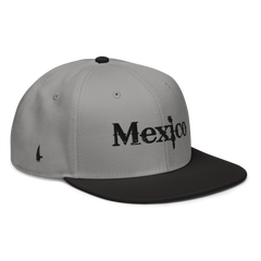 Mexico Snapback Hat Gray Black Black OS - Loyalty Vibes