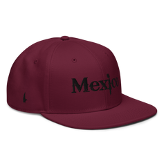 Mexico Snapback Hat Maroon Black OS - Loyalty Vibes