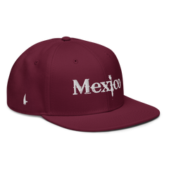 Mexico Snapback Hat Maroon OS - Loyalty Vibes