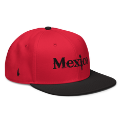 Mexico Snapback Hat Red Black Black OS - Loyalty Vibes