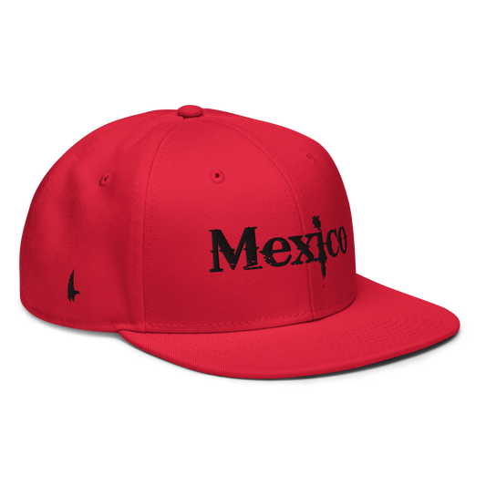 Mexico Snapback Hat Red Black OS - Loyalty Vibes