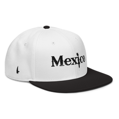 Mexico Snapback Hat White Black Black OS - Loyalty Vibes