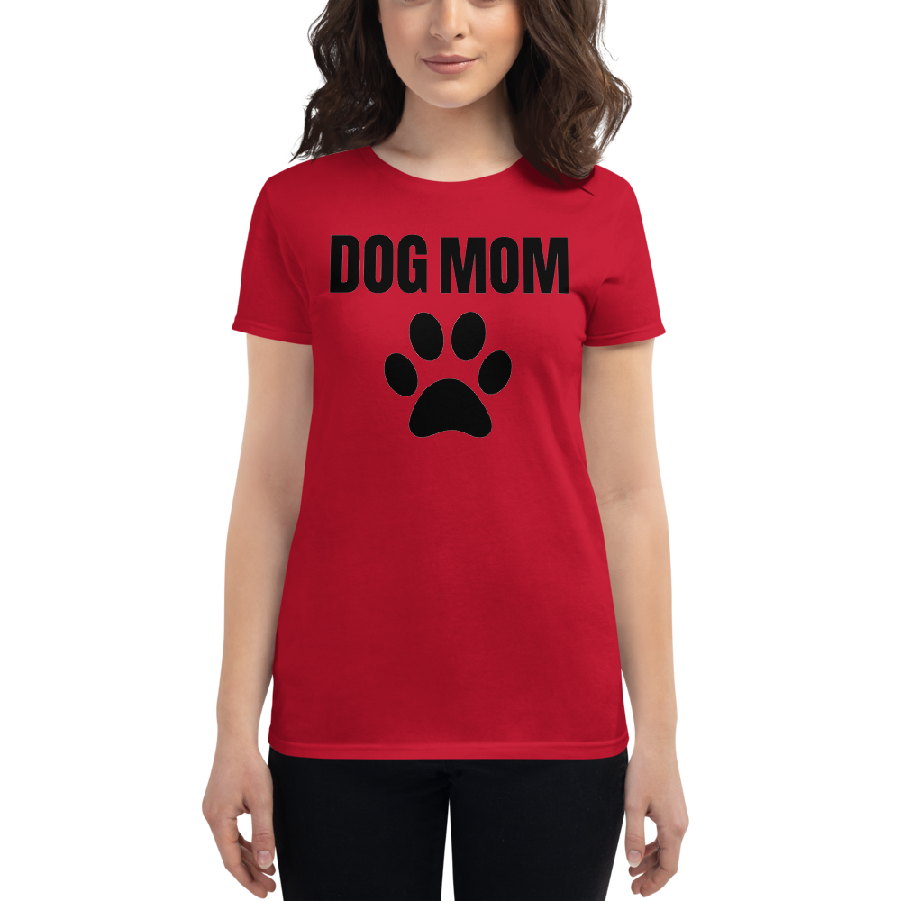 Women's Dog Mom Shirt Red - Loyalty Vibes