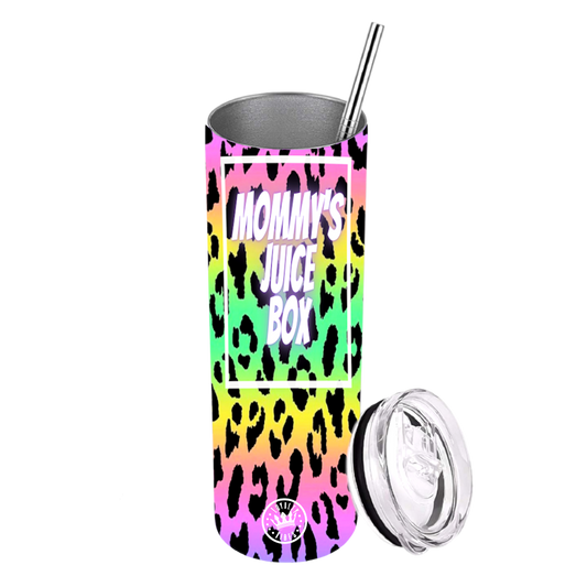 Mommy's Juice Box Tumbler Multi Stainless Steel 20 Oz. - Loyalty Vibes
