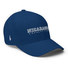 Loyalty Vibes Nicaragua Fitted Hat Blue - Loyalty Vibes