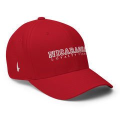 Loyalty Vibes Nicaragua Fitted Hat Red - Loyalty Vibes