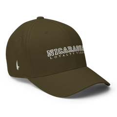 Loyalty Vibes Nicaragua Fitted Hat Rustic Green - Loyalty Vibes