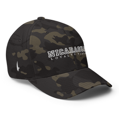 Loyalty Vibes Nicaragua Fitted Hat Urban Camo - Loyalty Vibes