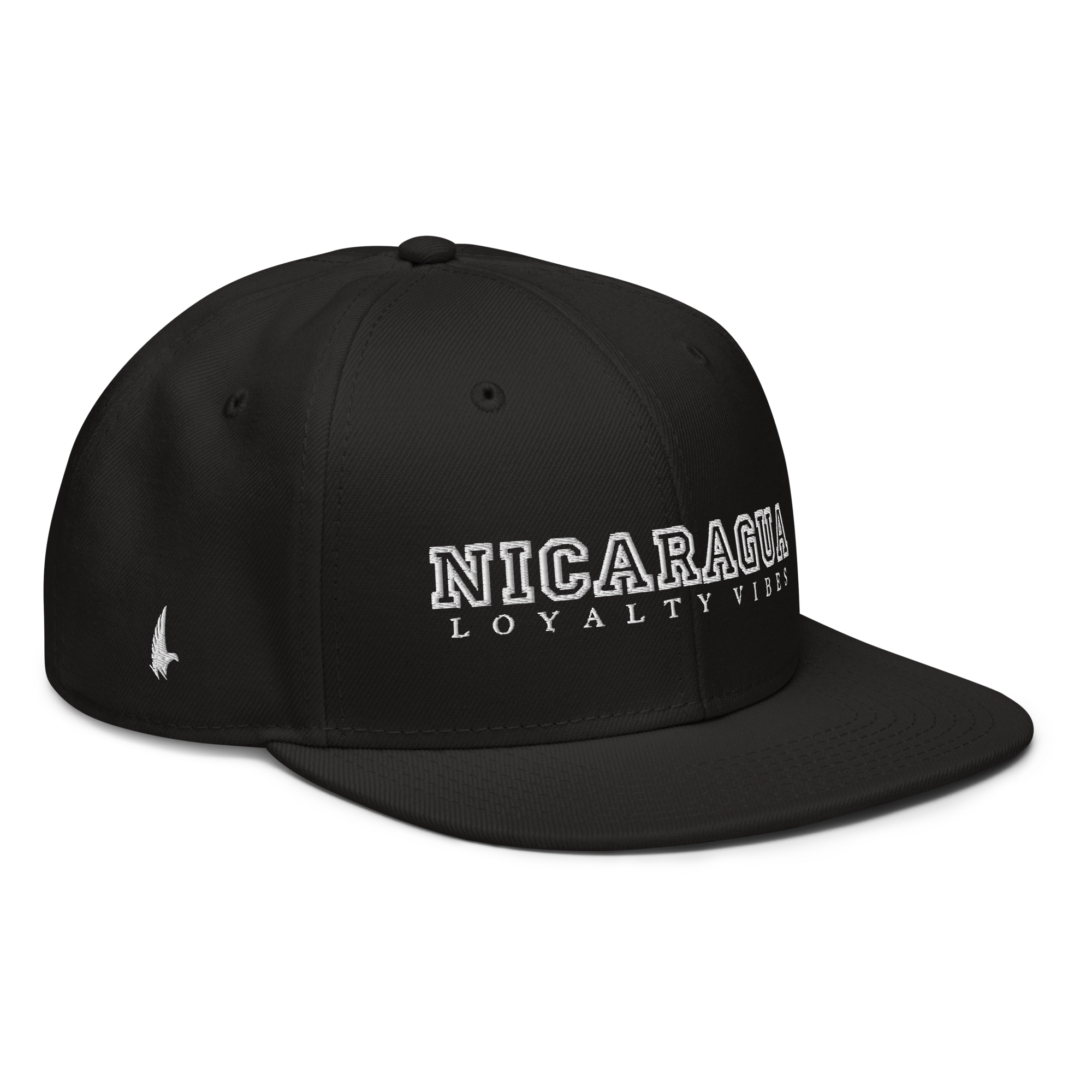 Nicaragua Snapback Hat Black - Loyalty Vibes