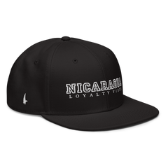 Nicaragua Snapback Hat Black - Loyalty Vibes