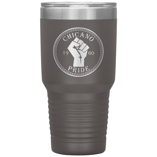 Chicano Pride Tumbler Pewter - Loyalty Vibes