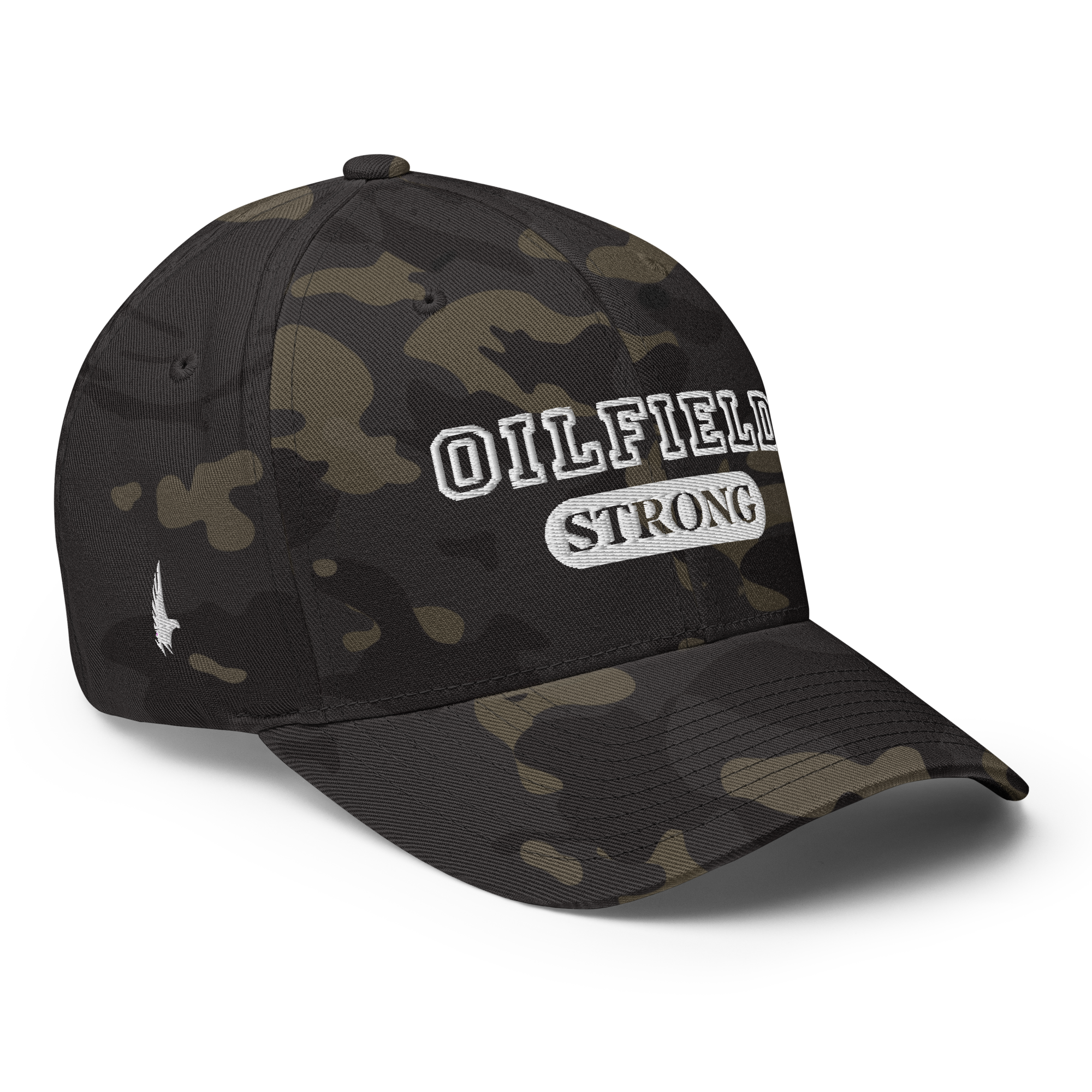 Oilfield Strong Fitted Hat Urban Camo - Loyalty Vibes