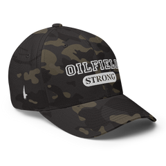 Oilfield Strong Fitted Hat Urban Camo - Loyalty Vibes
