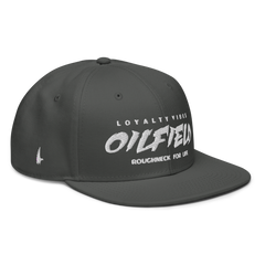 Loyalty Vibes Oilfield Snapback Hat Charcoal Grey OS - Loyalty Vibes