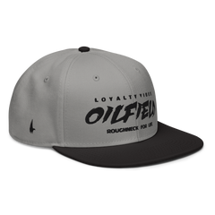 Loyalty Vibes Oilfield Snapback Hat Grey Black Black OS - Loyalty Vibes