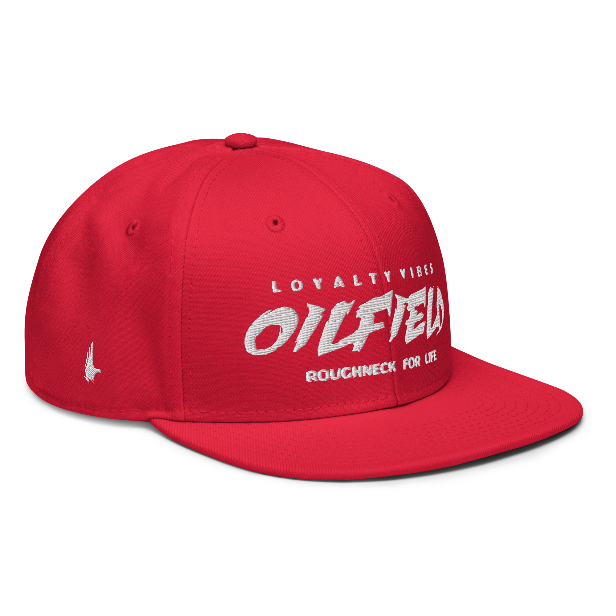 Loyalty Vibes Oilfield Snapback Hat Red OS - Loyalty Vibes