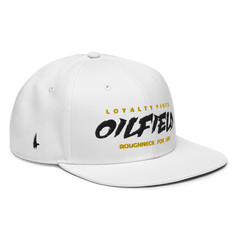 Loyalty Vibes Oilfield Snapback Hat White Gold Black OS - Loyalty Vibes