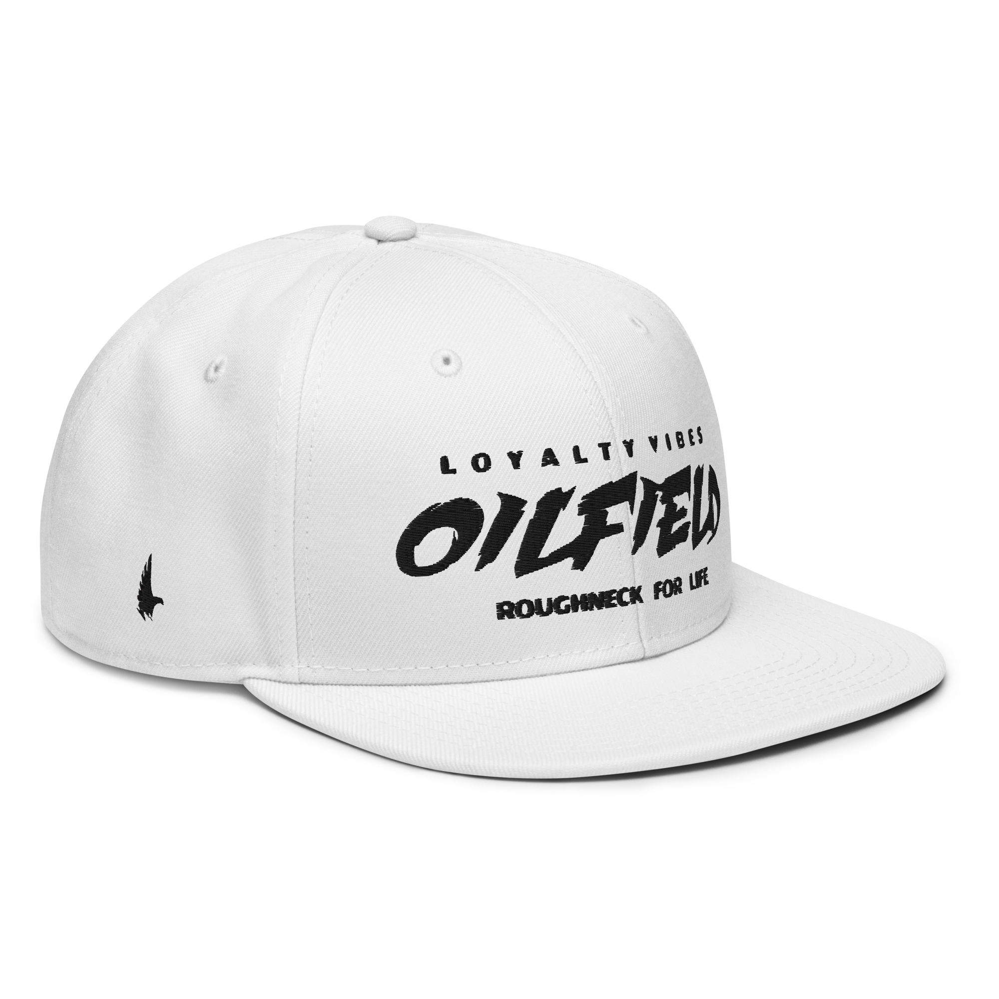 Loyalty Vibes Oilfield Snapback Hat White OS - Loyalty Vibes