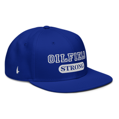 Loyalty Vibes Oilfield Strong Snapback Hat Blue - Loyalty Vibes