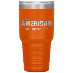 All American Mom Tumbler Orange - Loyalty Vibes