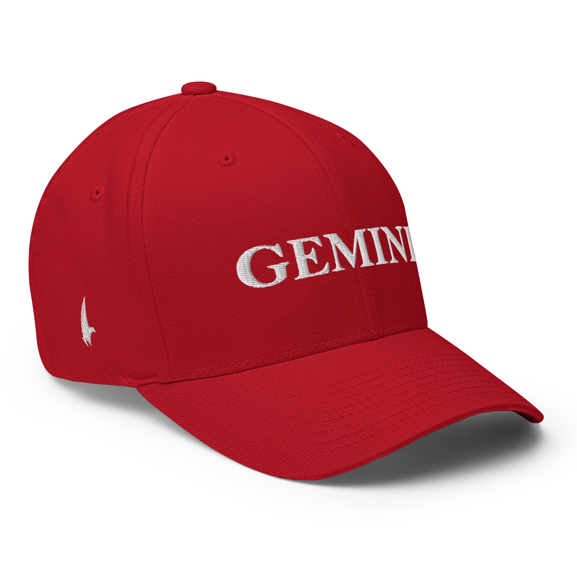 Original Gemini Fitted Hat Red Fitted - Loyalty Vibes