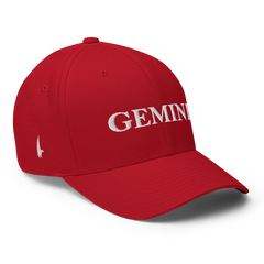 Original Gemini Fitted Hat Red Fitted - Loyalty Vibes