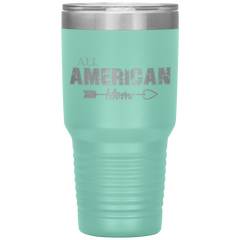 All American Mom Tumbler Teal - Loyalty Vibes