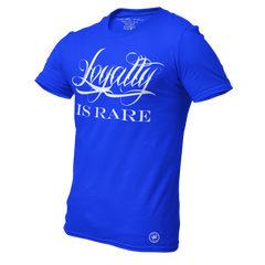 Loyalty Is Rare Men's Tee Blue - Loyalty Vibes