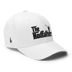Rodfather Fitted Hat White - Loyalty Vibes