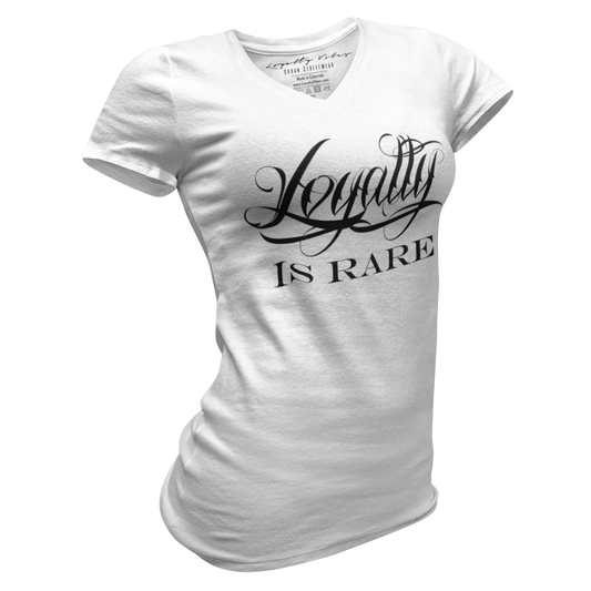 Loyalty Vibes Loyalty Is Rare V-Neck Tee - Loyalty Vibes
