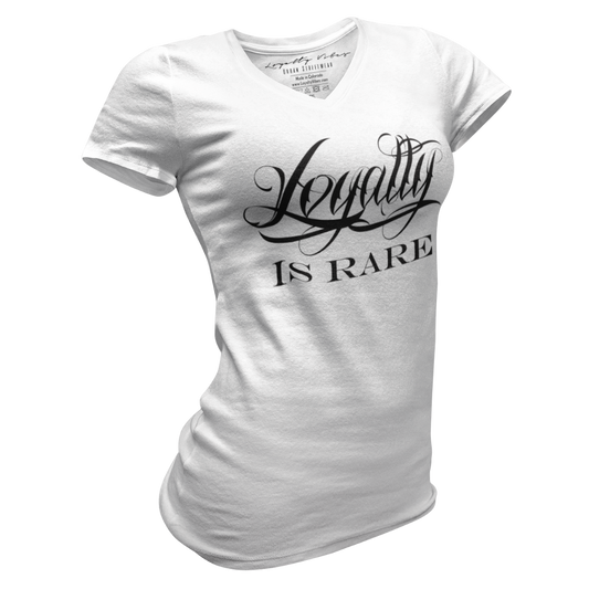 Loyalty Is Rare V-Neck Tee - Loyalty Vibes