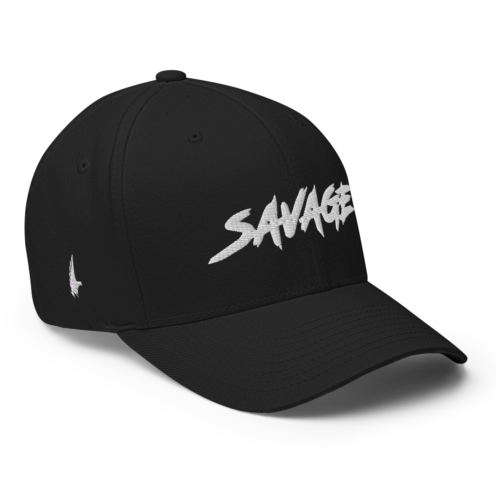 Savage Fitted Hat Black - Loyalty Vibes