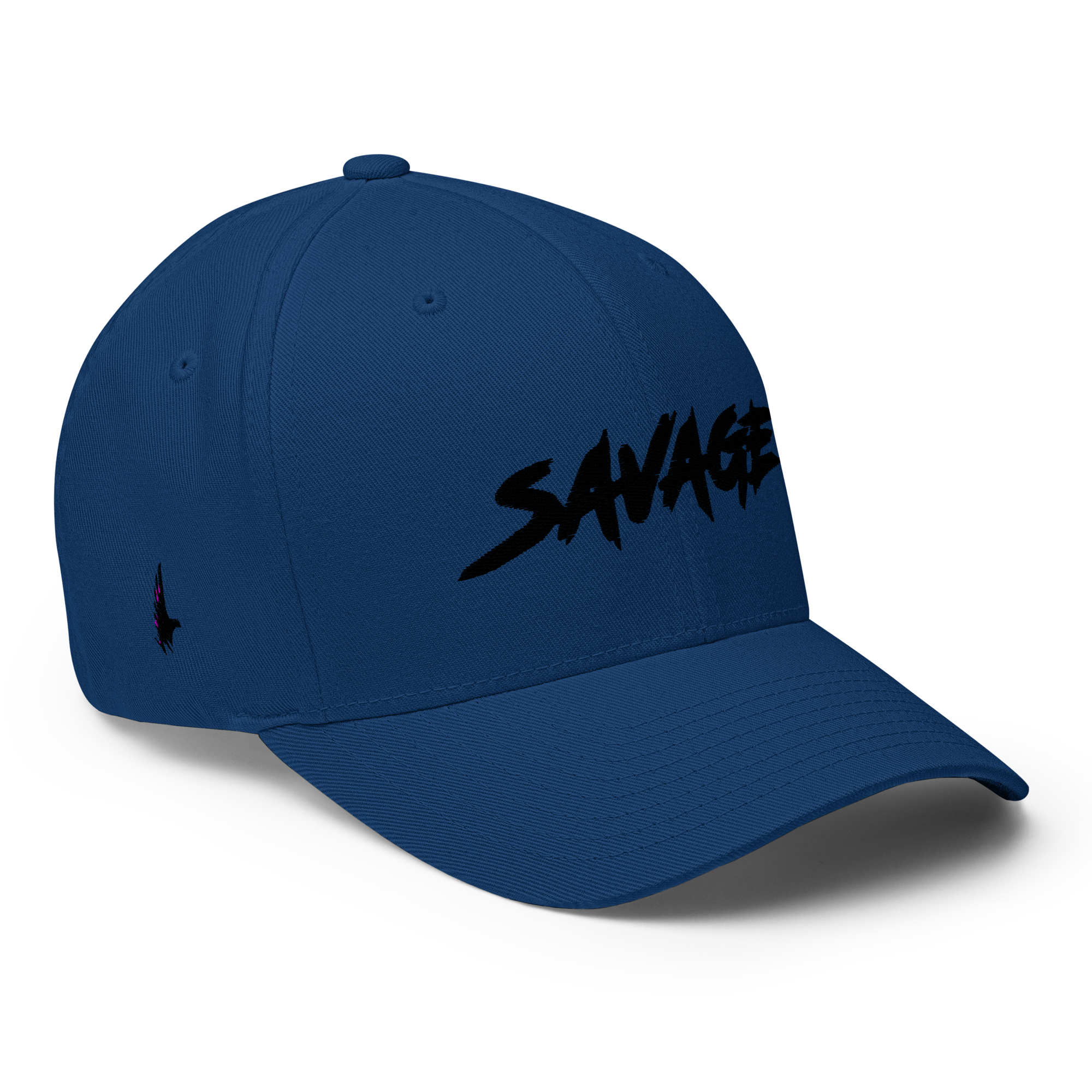 Savage Fitted Hat Blue Black - Loyalty Vibes