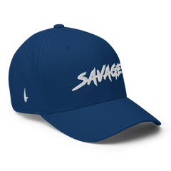 Savage Fitted Hat Blue - Loyalty Vibes