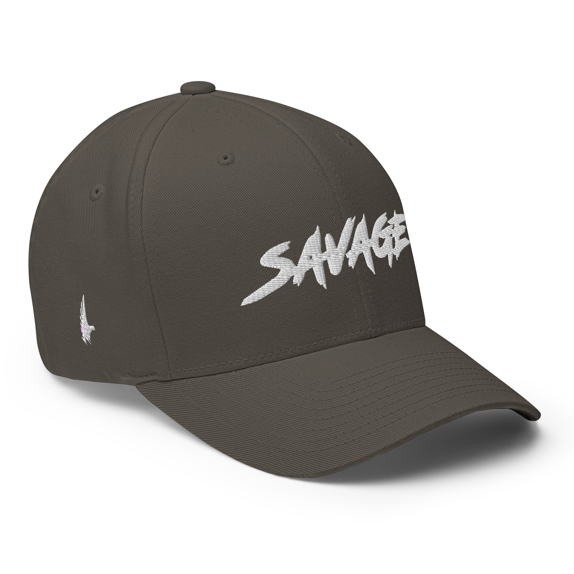 Savage Fitted Hat Charcoal Grey - Loyalty Vibes