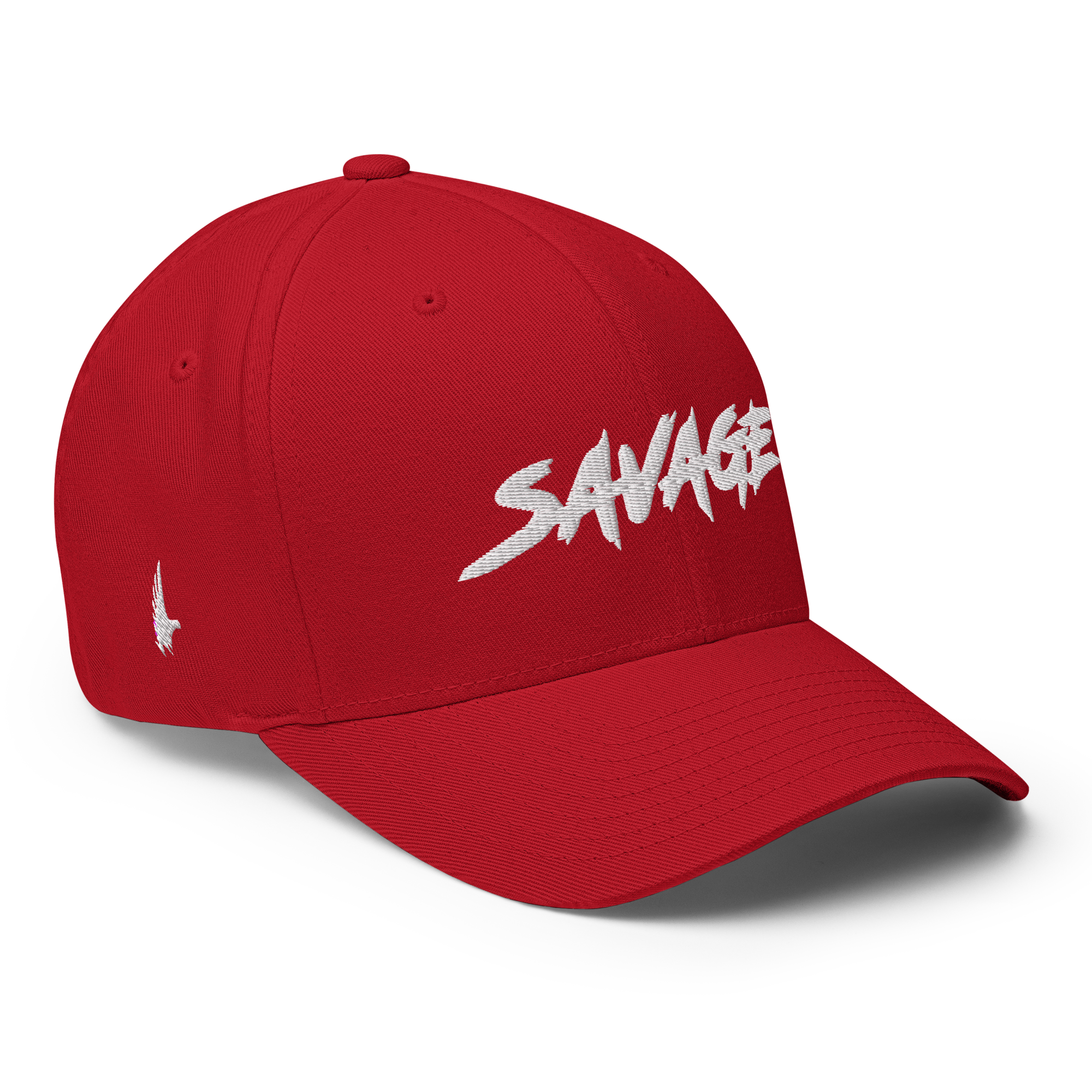 Savage Fitted Hat Red - Loyalty Vibes