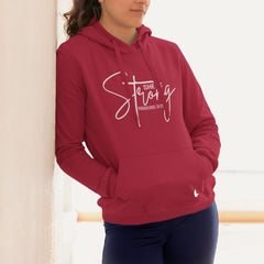 She Is Strong Hoodie Maroon - Loyalty Vibes