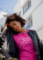 She Is Strong Tee Pink - Loyalty Vibes