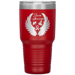 Suicide Awareness Battle Tumbler Red - Loyalty Vibes