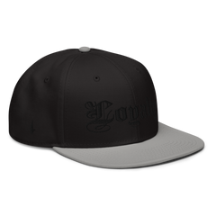 Loyalty Snapback Hat Black Black Gray OS - Loyalty Vibes