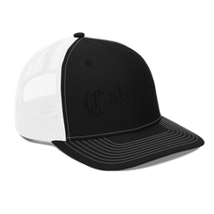 California Trucker Hat Black White - Loyalty Vibes