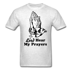 My Prayers Men's T-Shirt light heather grey - Loyalty Vibes