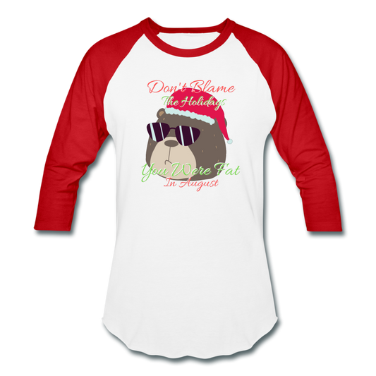 Sarcastic Christmas Bear Shirt white red - Loyalty Vibes