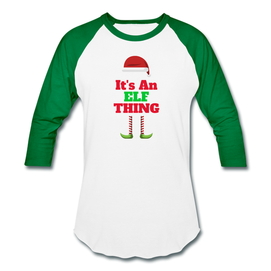 Christmas Elf Shirt white kelly green - Loyalty Vibes