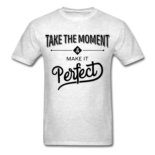 Moment Of Life T-Shirt Heather Grey - Loyalty Vibes