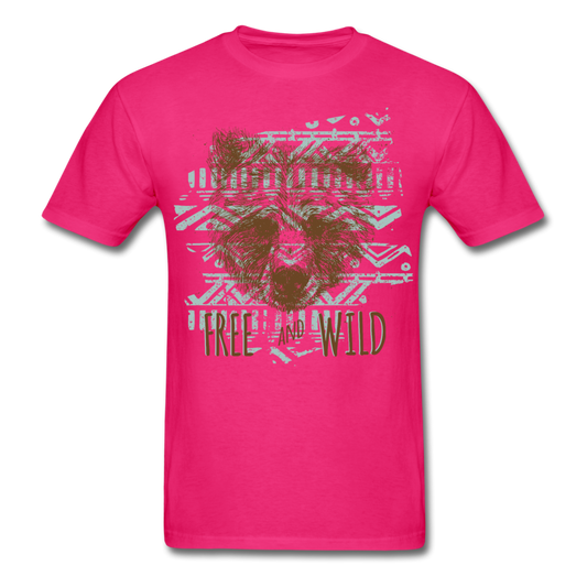 Native Bear T-Shirt fuchsia - Loyalty Vibes