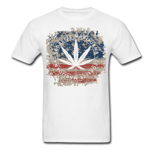 Marijuana Men's T-Shirt white - Loyalty Vibes