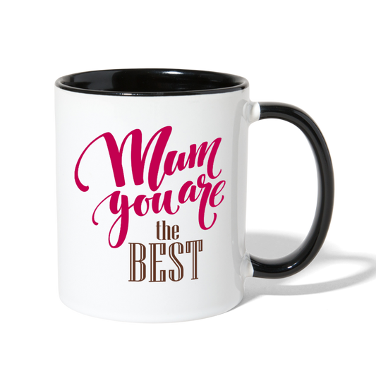 Best Mum Coffee Mug white black - Loyalty Vibes